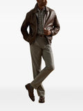 Ralph Lauren Purple Label  Everett buttoned leather jacket