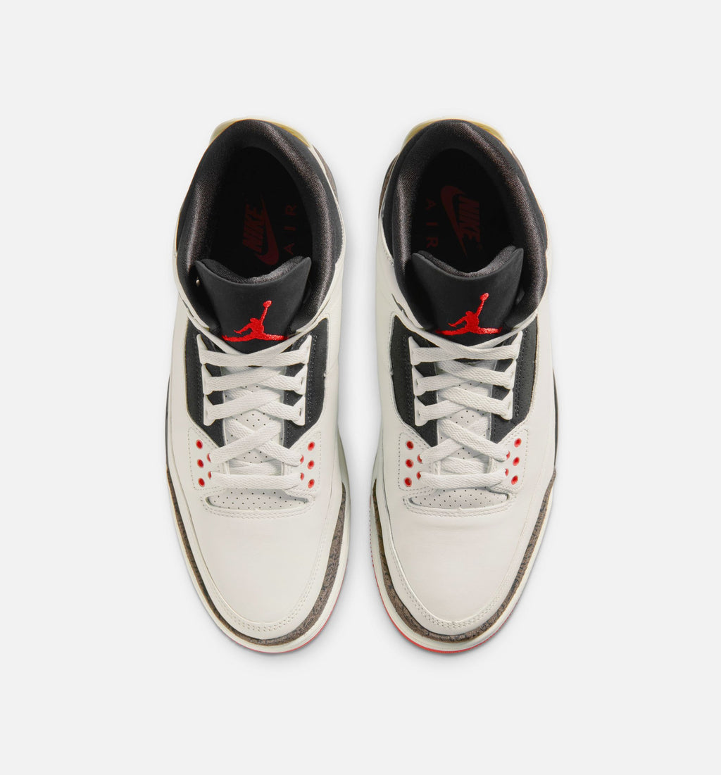 Air Jordan 3 Retro "Sail and University Red" Men's Shoe – Sail/Black/University Red/Pale Ivory